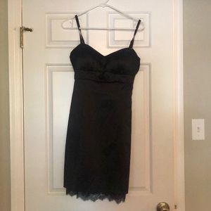 Black cocktail dress